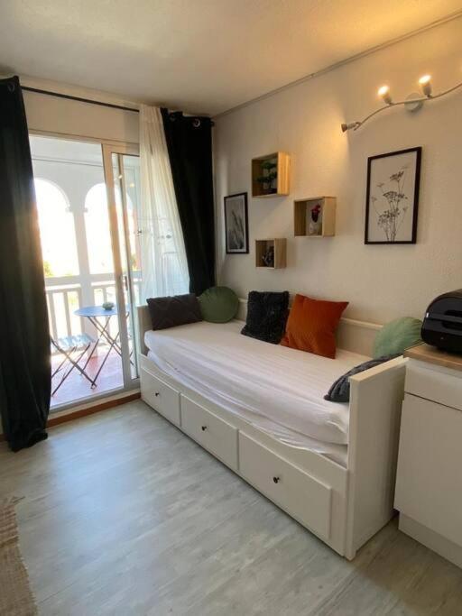 Superbe Studio Renove Avec Piscine Et Vue Marina Le Barcares Bagian luar foto