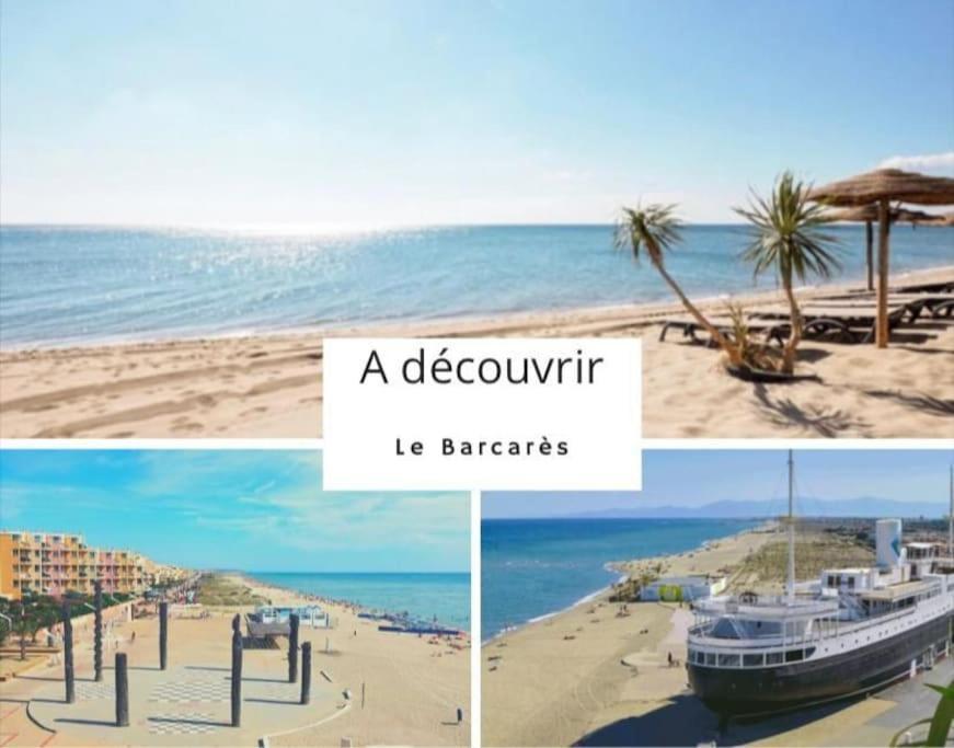 Superbe Studio Renove Avec Piscine Et Vue Marina Le Barcares Bagian luar foto
