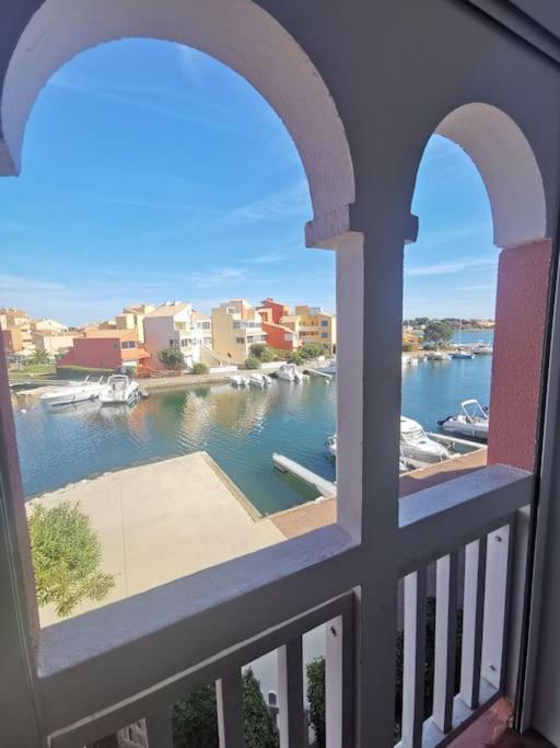 Superbe Studio Renove Avec Piscine Et Vue Marina Le Barcares Bagian luar foto